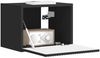 vidaXL TV-Wandschrank Schwarz 39 x 31 x 29,5 cm Holzwerkstoff 892171 Bild 3