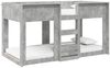 vidaXL Etagenbett für Kinder Beton Grau 90 x 190 cm Holzwerkstoff 3410398 Bild 2