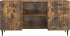 vidaXL TV-Schränk Geräucherte Eiche 102 x 34,5 x 52 cm Holzwerkstoff 894470 Bild 4
