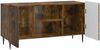 vidaXL TV-Schränk Geräucherte Eiche 102 x 34,5 x 52 cm Holzwerkstoff 894470 Bild 3