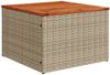 vidaXL 13-tlg. Garten-Sofagarnitur mit Kissen Beige Poly Rattan 3256247 Bild 4
