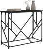 Konsolentisch, Beistelltisch, Konsole Schwarz 100x40x80 cm Holzwerkstoff Bild 3