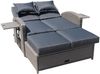 Gartensofa KYOTO - Kunststoff, Weidengrau | Gartenliege Sonnenliege Bild 5