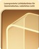 EDISHINE LED Nachttischlampe 3000K, 4W Dekolampe, LED fest integriert, moderne Nachttischlampe mit versteckter Lichtquelle und Lasergravur Bild 4