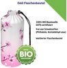 Emil Trinkflasche Bio Streifen Glasflasche, Flasche aus Glas, BPA-Frei, spülmaschinenfest, Bruchsicher, 400ml Bild 3