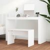 vidaXL Schminkhocker Weiß 70x35x45 cm Holzwerkstoff 802813 Bild 3