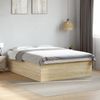 vidaXL Bettgestell Sonoma-Eiche 160x200 cm Holzwerkstoff 3280911 Bild 1