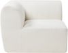 Sofa-Modul Hurvas Eckelement Bouclé Cremeweiß [en. casa] Bild 5