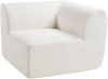 Sofa-Modul Hurvas Eckelement Bouclé Cremeweiß [en. casa] Bild 2