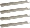 vidaXL Wandregale 4 Stk. Betongrau 60x9x3 cm 326705 Bild 2