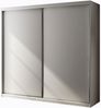Kleiderschrank Toplo 25/200, mit Blauer LED Beleuchtung, Farbe: Weiß Bild 2