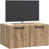 vidaXL Wandmontierter TV-Schrank Artisan-Eiche 59,5 x 41 x 30 cm 899024 Bild 3