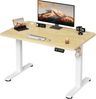 Devoko Hohenverstellbarer Schreibtisch Holzwerkstoff Beige 100 x 60 x 73-118 cm Bild 2