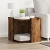 vidaXL Katzenklo Altholz-Optik 53x53x51 cm Holzwerkstoff 857758 Bild 3