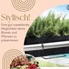 GarPet Balkonkasten 2er Set Blumenkasten Balkon Geländer Halterung Wasserspeicher 50 cm Bild 3