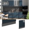 Frontblende Fame-Line Dunkelblau Hochglanz 60 cm Vicco Bild 2