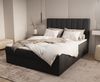MOEBLO Boxspringbett Bett 01 (Bonell, Topper, Doppelbett gepolstertes Kopfteil mit Bettkasten Boxspringbett, aus Samt, Polsterbett Kontinentalbett, dekorativem Kopfteil), Boxspring, - (BxHxT):143/163/183x113x214 cm Bild 2