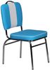 Esszimmerstuhl American Dream 50er Jahre Retro Blau Weiss Bild 3