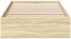 Einzelbettgestell Design für Erwachsene mit Schubladen Sonoma-Eiche 90x200cm Holzwerkstoff d3776e Bild 4