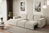 ALTDECOR Ecksofa SERRA-L-S, Couch mit Schlaffunktion, Wohnzimmer - Wohnlandschaft, Corner Sofa Bett Eckcouch Couch L-Form Schlafcouch Ausziehbar Bild 3