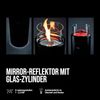 Terrassenfeuer NOVA M black / silver 50mbar inkl. Tischablage Bild 3