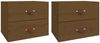 vidaXL Wand-Nachttische 2 Stk. Honigbraun 50x36x40 cm 820983 Bild 2
