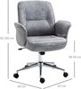 Drehstuhl 67x69x92-102 cm, ergonomisch & höhenverstellbar, Hellgrau Bild 3