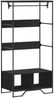 vidaXL Kleiderständer Schwarz 90x50x180 cm Holzwerkstoff 848669 Bild 2
