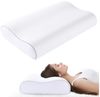 Elegear Nackenstützkissen nackenkissen orthopädisch, memory foam kissen, orthopädisches kissen, Füllung: Memory Foam, Bauchschläfer, Rückenschläfer, Seitenschläfer, 50 x 30cm Ergonomisches Nkopfkissen mit Kissenbezug, Memoryfoam kissen Bild 5