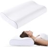 Elegear Nackenstützkissen nackenkissen orthopädisch, memory foam kissen, orthopädisches kissen, Füllung: Memory Foam, Bauchschläfer, Rückenschläfer, Seitenschläfer, 50 x 30cm Ergonomisches Nkopfkissen mit Kissenbezug, Memoryfoam kissen Bild 4