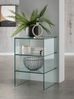 Ablageregal >7214< in Klarglas, Glas - 40x60x40cm (BxHxT) Bild 2