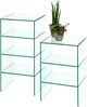 Ablageregal >7214< in Klarglas, Glas - 40x60x40cm (BxHxT) Bild 3