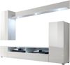Wohnwand Medienwand Dos in weiß Hochglanz 208 cm Fernsehschrank bis 55" Bild 1