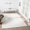 Vimoda Teppich Teppich Wohnzimmer Boho Optik Skandinavisch Hochtief in Creme, Rechteckig, Höhe: 11 mm, Läufer Teppich Schlafzimmer Esszimmer Bild 2
