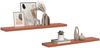vidaXL Wandregal 2 pcs Rot 120 x 23,5 x 4 cm Holzwerkstoff 42019936 Bild 3