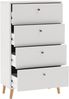 Schildmeyer Kommode Bjarne 160566, mattweiß, 60,1 x 33 x 101,3 cm Bild 3