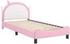 vidaXL Kinderbettgestell mit Kopfteil Rosa 90 x 200 cm PU 42011233 Bild 4