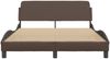 vidaXL Bettgestell "Dover" Braun 120x200 cm Kunstleder 373160 Bild 4