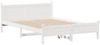 vidaXL Massivholzbett ohne Matratze Weiß 150x200 cm Kiefernholz 3309768 Bild 5