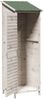 vidaXL Gartenschuppen Weiß 59 x 56 x 176 cm Massivholz aus Fichte 42033461 Bild 4
