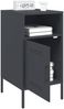 vidaXL Nachttische 2 Stk. Anthrazit 36x39x68 cm Stahl 843071 Bild 4