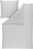 Estella Mako-Satin Bettwäsche Atelier Valetta 135x200 + 1 x Kissen 80 x 80 Uni platin Bild 3