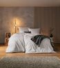 Estella Mako-Satin Bettwäsche Atelier Valetta 135x200 + 1 x Kissen 80 x 80 Uni platin Bild 4