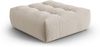 Micadoni Hocker Bloom 1-Sitzer Samt Ecru Bild 2