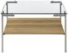 Couchtisch >GLASGOW< in eichefarben aus Eiche furniert HWP - 65x65x46cm (LxBxH) Bild 2