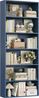 Homfa Bücherregal, Standregal Büroregal Raumteiler mit 6 Fächern Blau Bild 1