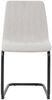 Stuhl Polyester Metall 43 x 87 x 53 cm Schwarz Beige Bild 3