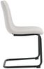 Stuhl Polyester Metall 43 x 87 x 53 cm Schwarz Beige Bild 4
