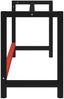 vidaXL Werkbankgestell Metall 150x57x79 cm Schwarz und Rot 147929 Bild 3