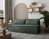 Sofa Designersofa AMANDA 3-Sitzer mit Schlaffunktion in Stoff Zoom Flaschengrün Bild 2